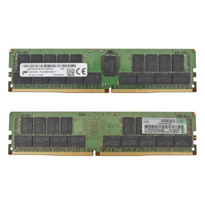 64GB HP Micron 2x32GB 2Rx4 PC4-2666V RAM MTA36ASF4G72PZ-2G 840758-091 864708-591 - Bild 1 von 3