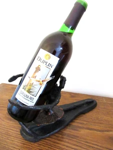 Heavy Metal & Copper Ballerina Wine Bottle Holder - Picture 1 of 5