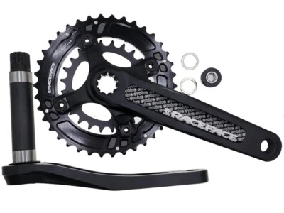 Race Face Evolve 10 speed XC Trail AM Double Crankset 38/24t 175mm Black - Image 1 of 4