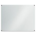 Lorell Glass Dry-erase Board - 48" Width X 36" Height - Frost Glass Surface -
