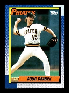 Doug Drabek ⚾ 1990 Topps Baseball #197 Pittsburgh Pirates - Imagen 1 de 2