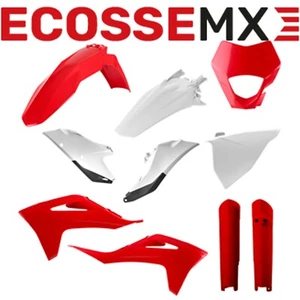 Kit de plástico de enduro rojo Polisport GAS EC250 EC300 EC250F EC350F 2021-2022 Polisport FABRICANTE DE EQUIPOS ORIGINALES - Imagen 1 de 6