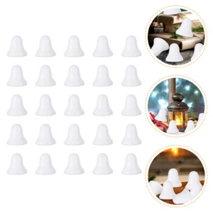 40pcs Blank Lightweight Christmas Tree Hanging White Foams Jingle Bell - Picture 1 of 12