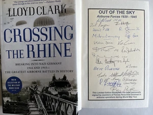 “Crossing The Rhine” Signed 22 WW2 Airborne Veterans - Picture 1 of 3