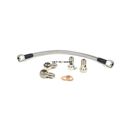 Línea de alimentación de aceite turbo AN6 29 cm para BMW E36 E46 E39 E60 E65 328i 525i 730i X3 X5 Z3 Foto 1 de 4