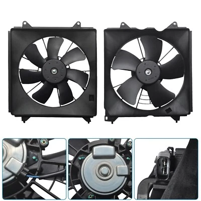 Fit Honda Accord Crosstour Acura TSX 2.4L A/C Condenser & Radiator Fan Assembly - Image 1 of 4