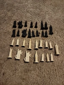 Peter Ganine 1962 Conqueror Sculptured Chess Set Size 3.5 to 5" Full Set - Picture 1 of 10