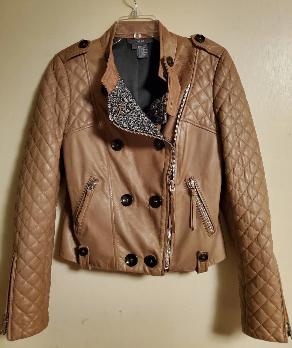 【値下げ】PERVERZE Leather Jacket PERVERZE ライダースジャケット ONE SIZE ブラック レディース