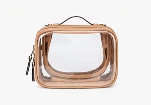 Borsa per trucco Calpak, astuccio trasparente per cosmetici, nuova - Foto 1 di 19