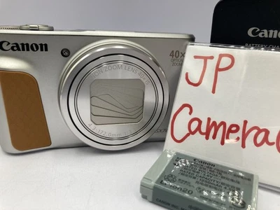 Excellent Canon PowerShot SX740 HS silver Compact Digital Camera Zoom 1894 - Image 1 of 4