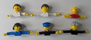 LEGO Lot OF 6 Vintage Homemaker MAXIFIGURE Minifig Big Head People - Picture 1 of 14