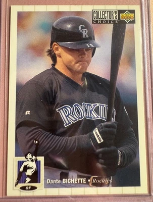 1994 Collector's Choice Baseball #52 Dante Bichette - Colorado Rockies - Image 1 of 2