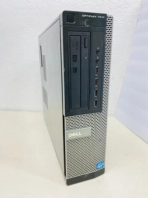 Dell Optiplex 7010 3.4GHz i7 8GB 500GB DVD Win 10 Pro 64 SFF Computer - Image 1 of 4