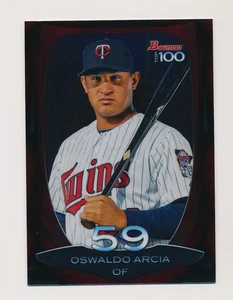 OSWALDO ARCIA ⚾ 2013 Bowman Chrome Top 100 Prospects Insert #BTP-59 Twins - Picture 1 of 2
