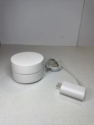 Google WIFI AC-1304 Mesh Wireless Internet Router / WiFi Extender w/ Power Cord - Image 1 of 4