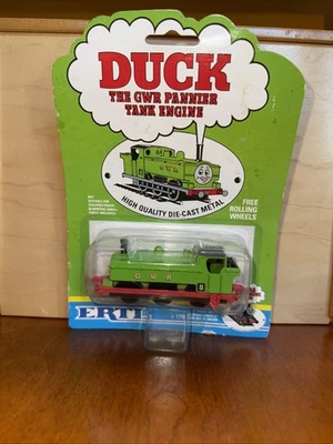 ¡PATO! ¡NUEVO! Thomas Friends Train Ertl Diecast 1990 ¡Paquete en la nube! Foto 1 de 4