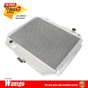 CU433 3 Row Racing Radiator Aluminum For 68-79 Ford F100 F150 F250 F350 Bronco - Foto 1 di 9