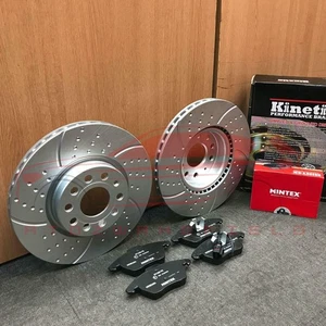 PER VW CADDY GOLF MK6 MK7 TOURAN DISCHI SCANALATI POSTERIORI MINTEX PASTIGLIE 272mm - Foto 1 di 1