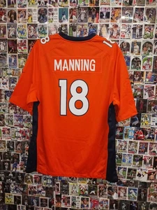Nike On Field Denver Broncos Peyton Manning Jersey Orange Mens XXL 2XL EUC  - Picture 1 of 6