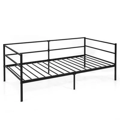 Sofá cama con plataforma de doble uso con marco de sofá cama de metal para sala de estar dormitorio Foto 1 de 4