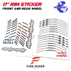 Pegatina de llanta blanca A2 17" para Triumph DAYTONA 675 R 06-17 14 15 16 - Imagen 1 de 15