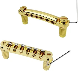Guyker Gitarre Tune-O-Matic Brücke und Stop Bar Saitenhalter Combo Ersatz Co... - Bild 1 von 7