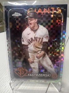 Topps Chrome 2024 - X-Fractor #87 Mike Yastrzemski San Francisco Giants - Imagen 1 de 2