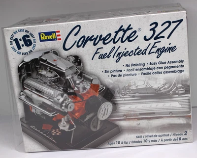 Revell Corvette 327 Motor 1:6 Fuel Injected Engine #85-1594 Model Diecast  NIB - Image 1 of 4