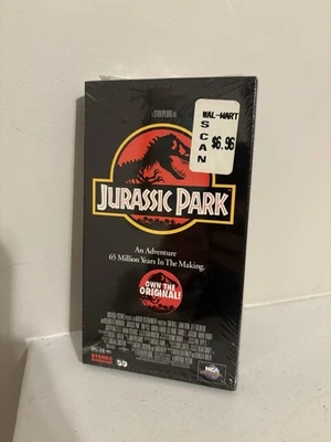 Sealed! NOS Jurassic Park VHS  Steven Spielberg Sci-Fi Watermarks MCA Universal - Image 1 of 4