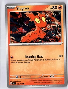 Slugma 028/262 Temporal Forces Regular Common Pokemon Card NM - Picture 1 of 2