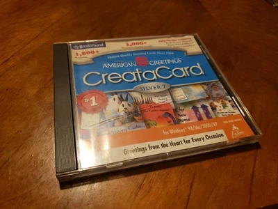 Vintage Creatacard American Greetings Silver 7 Windows 98/Me/2000/XP - Image 1 of 4