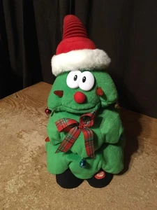 CUDDLE BARN ROCKIN ROBBIE SINGING LIGHT UP CHRISTMAS TREE WORKS / WRONGWAY052 - Picture 1 of 7