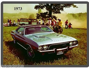 1973 Dodge Challenger Kühlschrank / Werkzeugkoffer Magnet Geschenkartikel - Bild 1 von 1