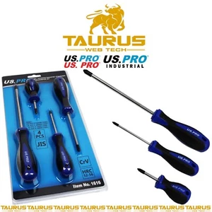 4PC US PRO Japanese Industry Standard Screwdriver Set Branded Vehicles Screws UK - Picture 1 of 2