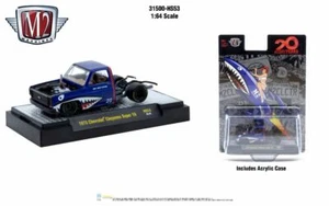 Chevrolet Cheyenne Super 10 1973 M2 Machines HS53 Hobby Exclusivo Shark Pinup - Imagen 1 de 6