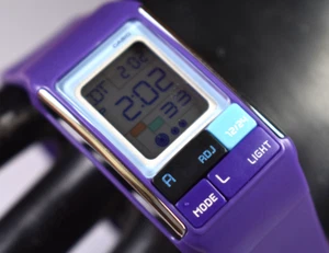 RARE! CASIO LDF52-6A (3171) Women's Purple Watch NEW BATTERY! - Picture 1 of 8