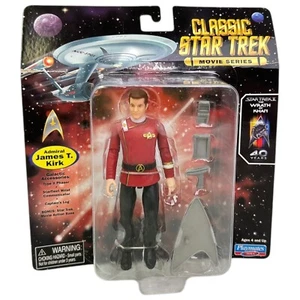 Classic Star Trek Movie Series Admiral James T. Kirk Figure 2022 Playmates - Picture 1 of 5