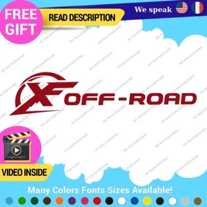 Fits X Off  Road 4x4 Decals Stickers Vinyl offroad Bed Side Truck F150 Ram - Picture 1 of 52