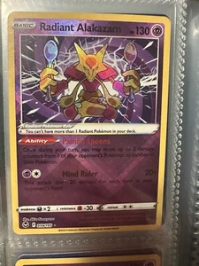 Radiant Alakazam 059/195 Swsh12: Sword & Shield - Silver Tempest Holo - Picture 1 of 1