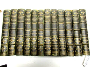 SCARCE Printed 1829-30 12 Sir Walter Scot's WAVERLY NOVELS vol I to XII. - Picture 1 of 18