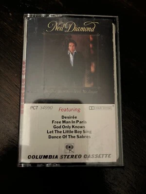Neil Diamond I’m Glad You’re Here With Me Tonight Vintage 1977 Cassette Tape - Image 1 of 3