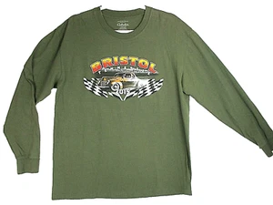 NHRA Bristol Tenn Evolution of Racing 2 Side 2015 CABELA'S T-Shirt Größe Large - Bild 1 von 6