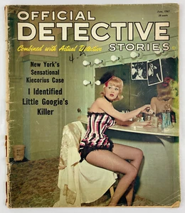 Official Detective Stories Magazine, June 1961, Vintage True Crime Stories, Pulp - Picture 1 of 4