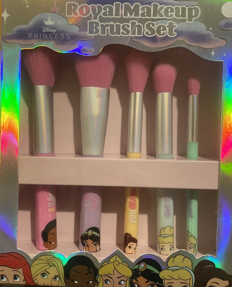 Juego de 5 brochas de maquillaje de princesas Disney nuevas Foto 1 de 1