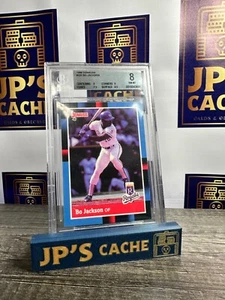 BO JACKSON 1988 DONRUSS BECKETT NM-MT SLAB Beckett 8 - Picture 1 of 1
