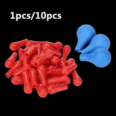 1ml-10ml Glass Graduated Scale Dropper Pipette Lab Transfer Pipettes Rubber Head - Image 1 of 3