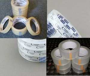 Acrylic Crystal Clear Tape 3/4-2-3 Inches Wide-3 Inch Core Transparent Tape - Picture 1 of 11