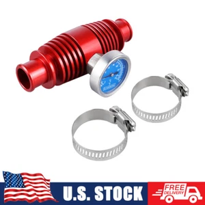 NICECNC Radiator Inline Cooler Temperature Gauge For Honda TRX700XX TRX450R Red - Picture 1 of 7