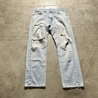 Late 90s Early 2000s Volcom Stone Distressed Light Wash Jeans Mens Size 34 X 30 - Image 1 of 4