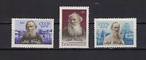 Russia, USSR, 1960, S.c.#2391 -2393, writer L. Tolstoy, set of 3 mnh stamps. - Picture 1 of 1